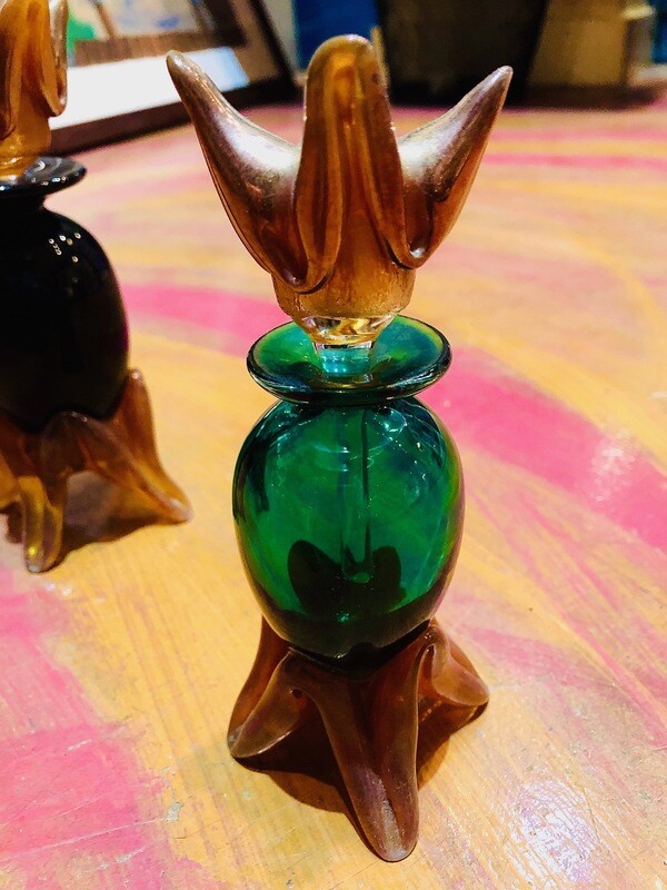 Blown Glass perfume bottle- Chip Hall