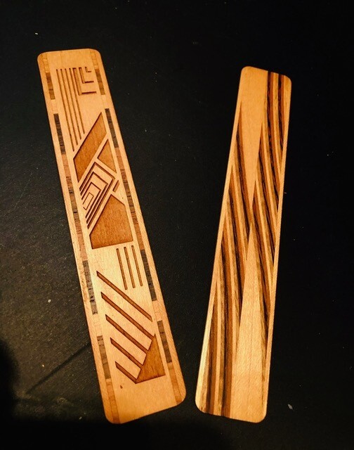Carved Book Marks and Spoon  by craft artist from Oregon