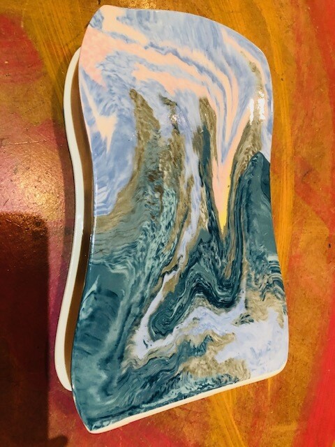 Millefiore Ceramic Vase By Lee Rubenstein