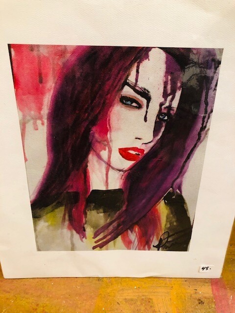 Patti Smith -Water Color/acrylics-by Patty Sikorisky Patti Smith -Water Color/acrylics-by Patty Sikorisky