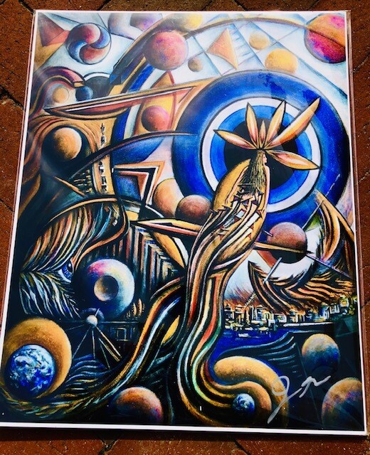 Spiral Psychedelic Cosmic Airbrush Posters by John Sosnowsky of Maryland Spiral Psychedelic Cosmic Airbrush Posters by John Sosnowsky of Maryland