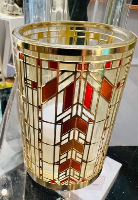 Frank Loyd Wright designs applied to metal