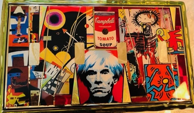 Warhol Picasso Kandinsky Bansky tripple toggle Warhol Picasso Kandinsky Bansky tripple toggle