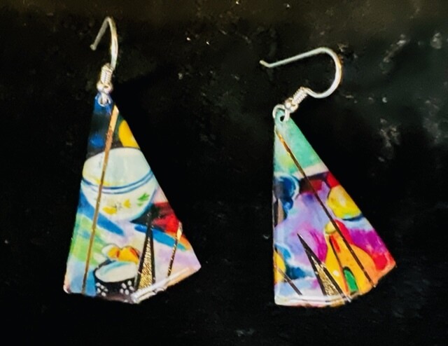 Matisse Art history Triangle earrings Matisse Art history Triangle earrings