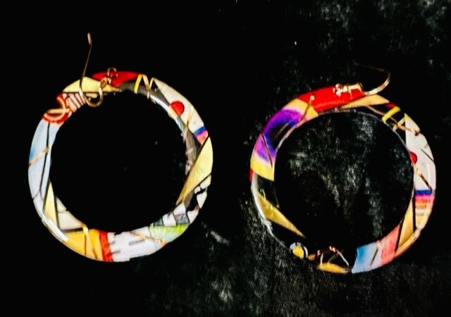 Large Kandinky Hoop Earrings Large Kandinky Hoop Earrings