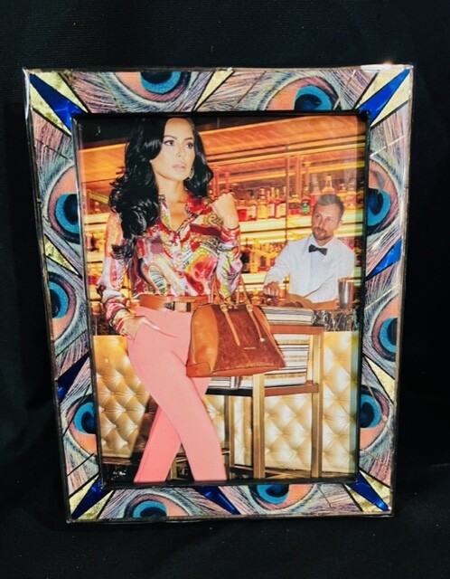 Peacock Feather design Frame 5x7 Peacock Feather design Frame 5x7