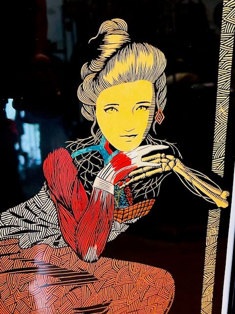 Nickolai Walko Scrafito Etched Paintings Framed