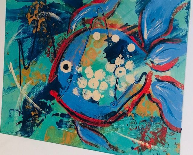 Expressionist wild life paintings by Debbie Talman