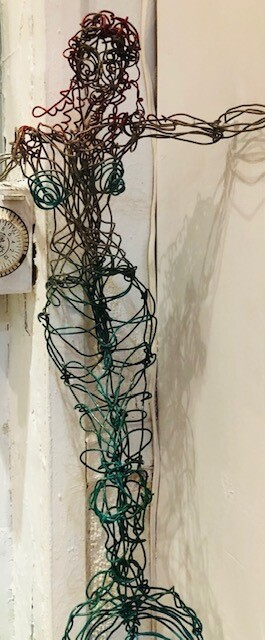 SOLD twisted Wire mermaid by Guy Barnard SOLD twisted Wire mermaid by Guy Barnard