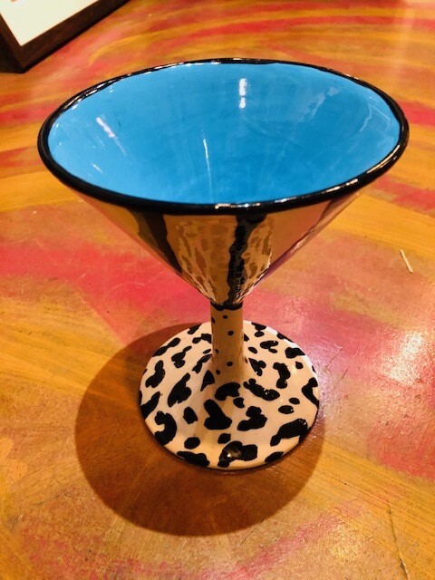 SOLD ! Art Deco Funk porcelain ceramics by Kay Bynum of Arizona.