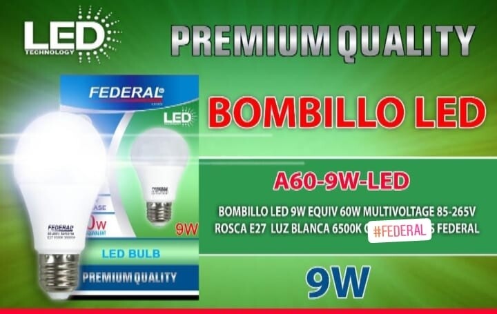Bombillos marca Federal