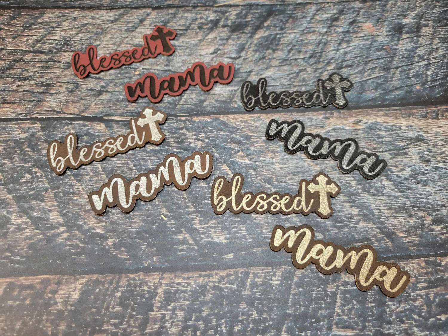 Blessed Or Mama Iron Patches