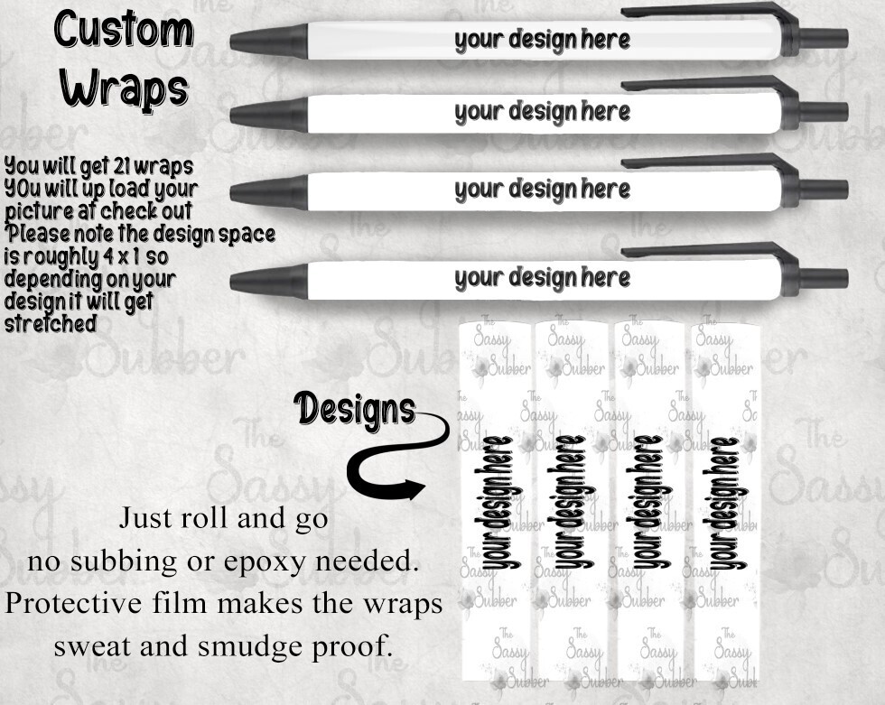 Custom Pen Wraps
