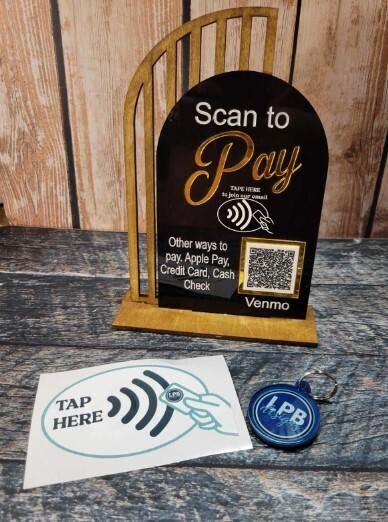 Business Pay Here and Tap Tag Bundle Set