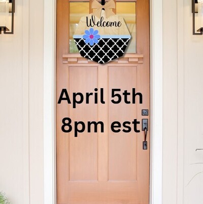 Sign Sip and Sass Party ( Interchangeable Sign) April 5th 8pm est