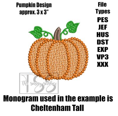 Pumpkin 3 x 3&quot;