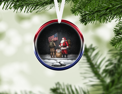 Santa &amp; Soldier Freebie Ornament File
