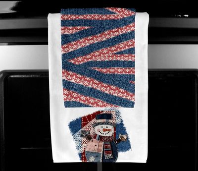 Patchwork towel bundle  set Digital Design