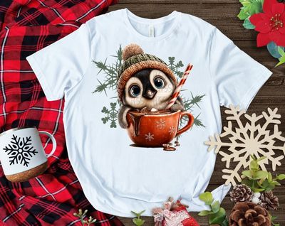 Hot Cocoa Animal Collection  For DTF or Sublimation