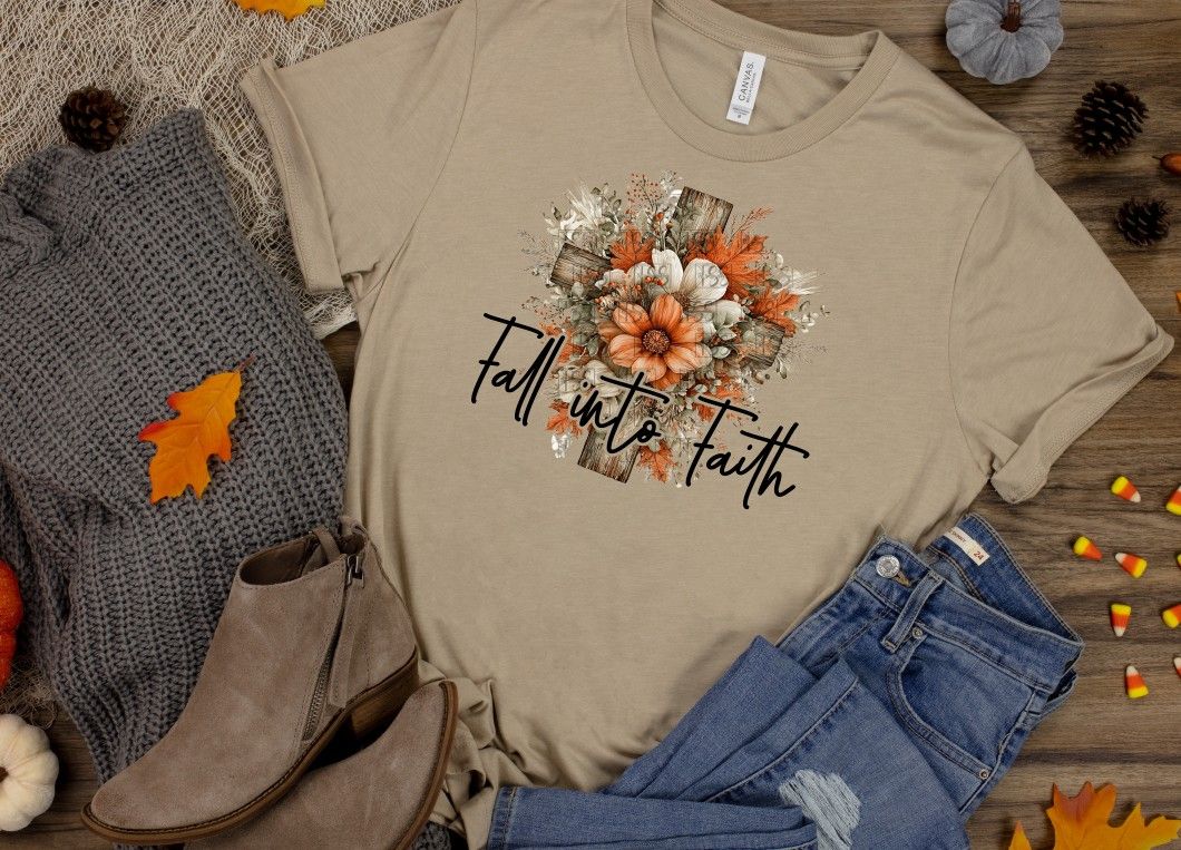 Fall into Faith For DTF or Sublimation