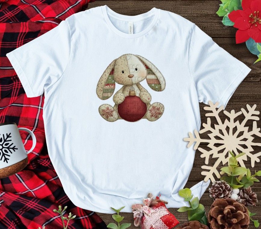 Patchwork Bunny  For DTF or Sublimation