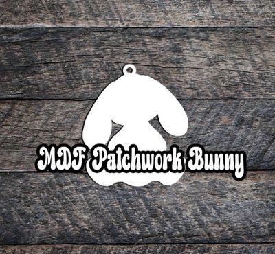 MDF Patchwork Bunny 5 pack