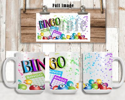 Bingo Coffee Mug Digital Designs