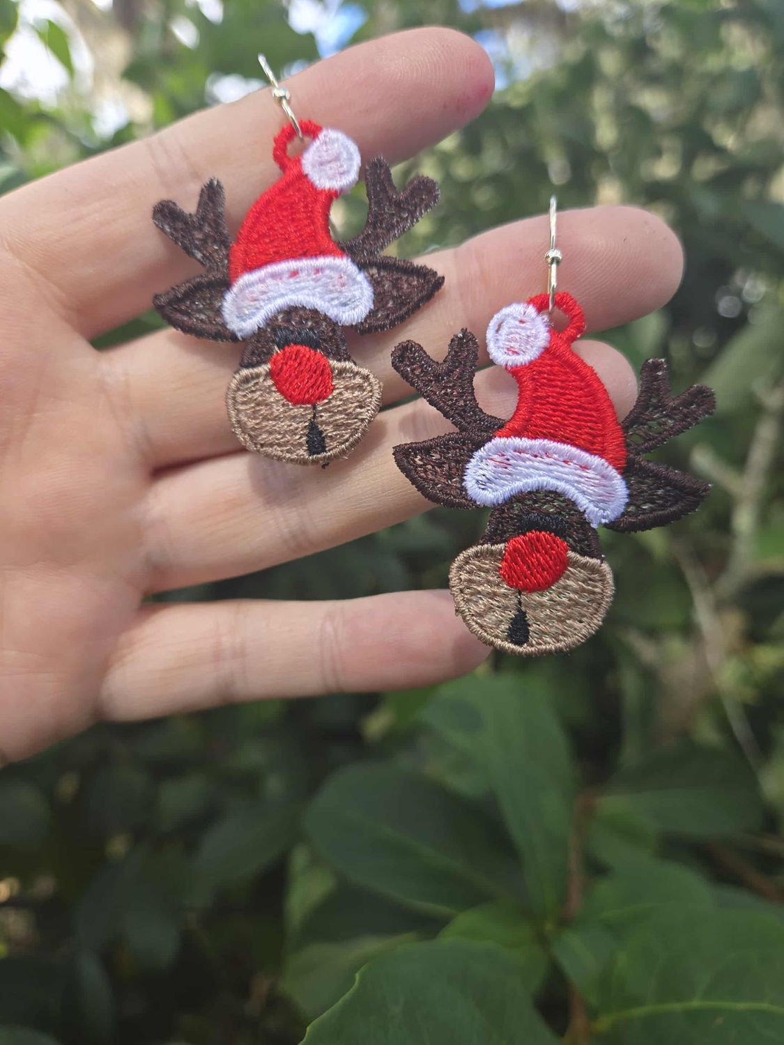 FSL Reindeer Earrings Digital File