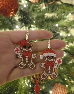 FSL  Gingy   Earrings Digital File