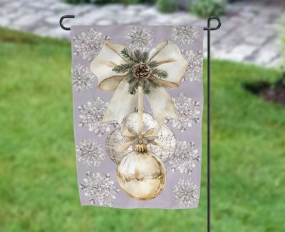 Vintage Bow  Garden Flag  Sublimation Design