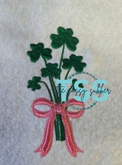 Shamrock Bouquet Wreath Sashes