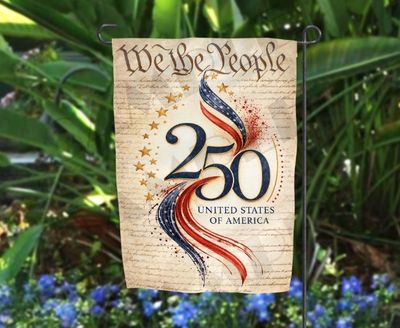 250 Birthday of America Garden Flag  Sublimation Design