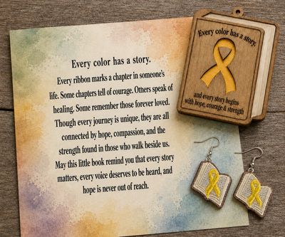 Awareness Ribbon Earrings ( ornament not included in this listing)