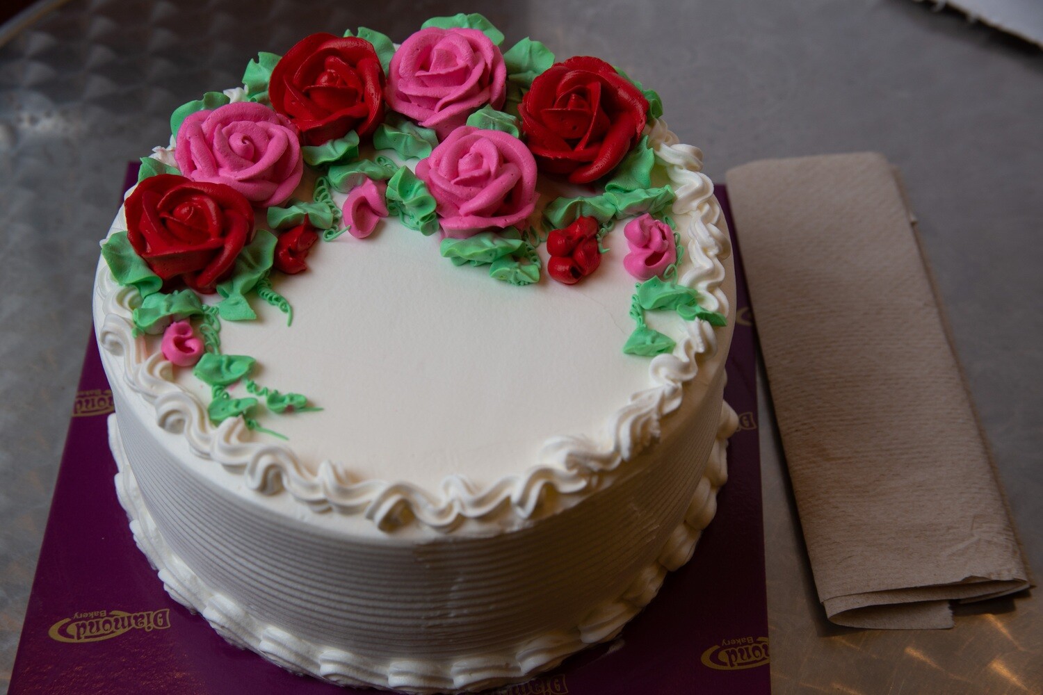 Whip Cream Cake - Flowers