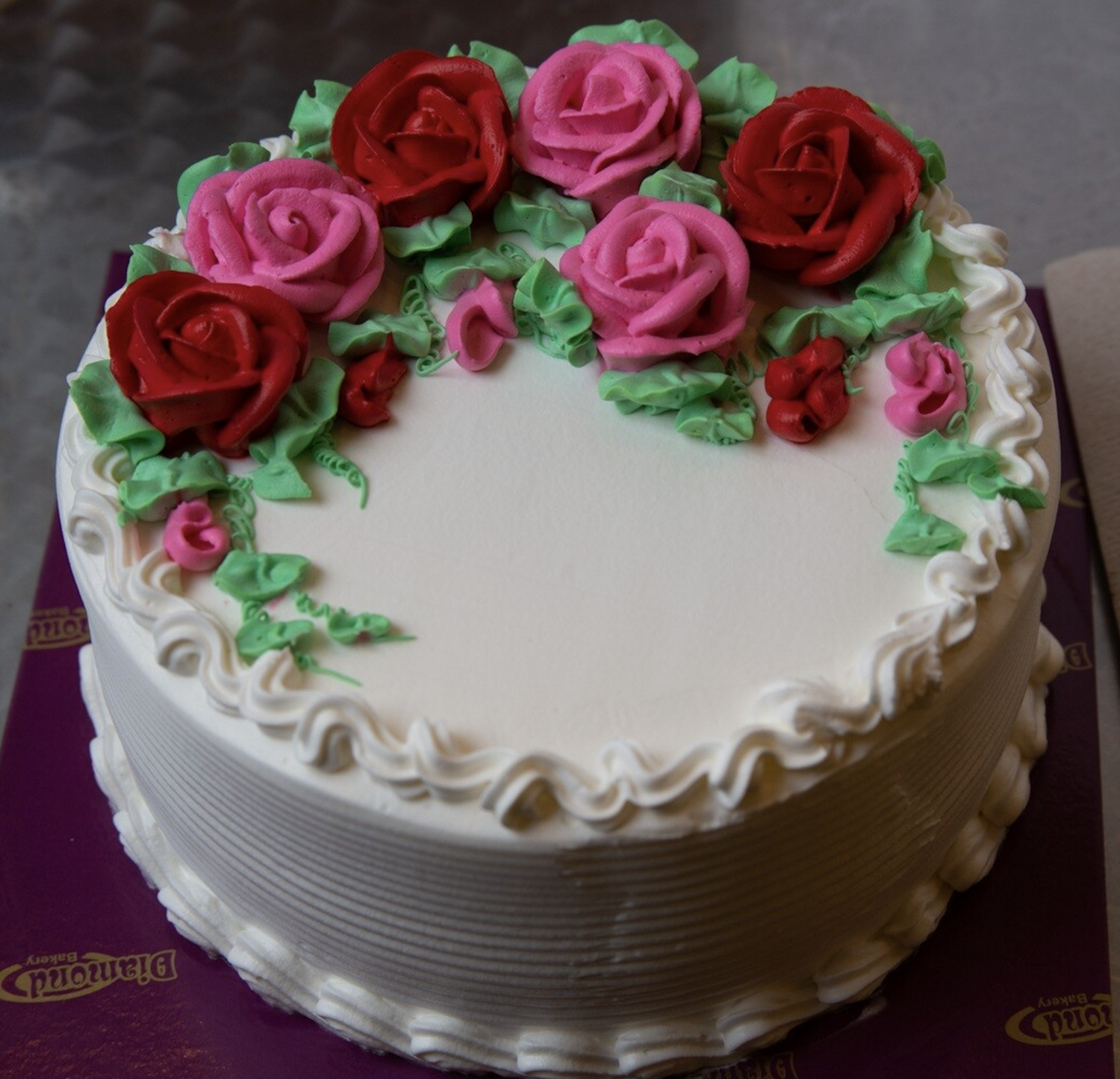 Whip Cream Cake - Flowers