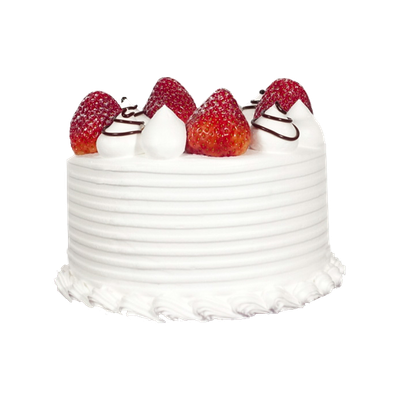 Whip Cream Cake - Strawberries Whip Cream Cake - Strawberries