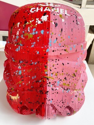 Fringe Chanel helmet 