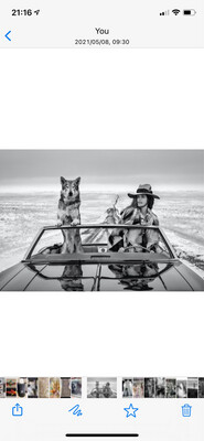 David Yarrow On The Road Again cindy Crawford