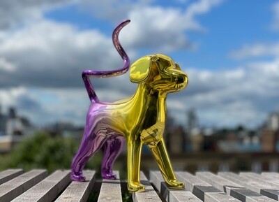 Mini Marsipan - Gold and Purple by Agnetha Sjögren