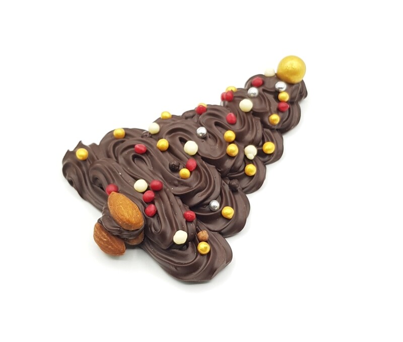 Chocolade kerstboom - puur