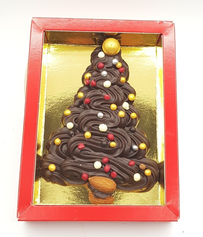 Chocolade kerstboom - puur