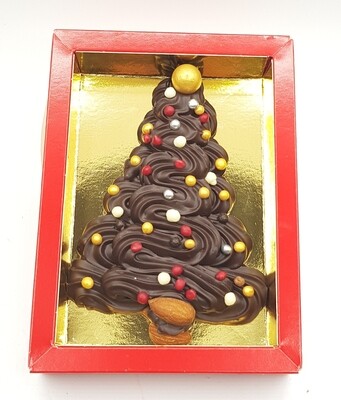 Chocolade kerstboom - puur