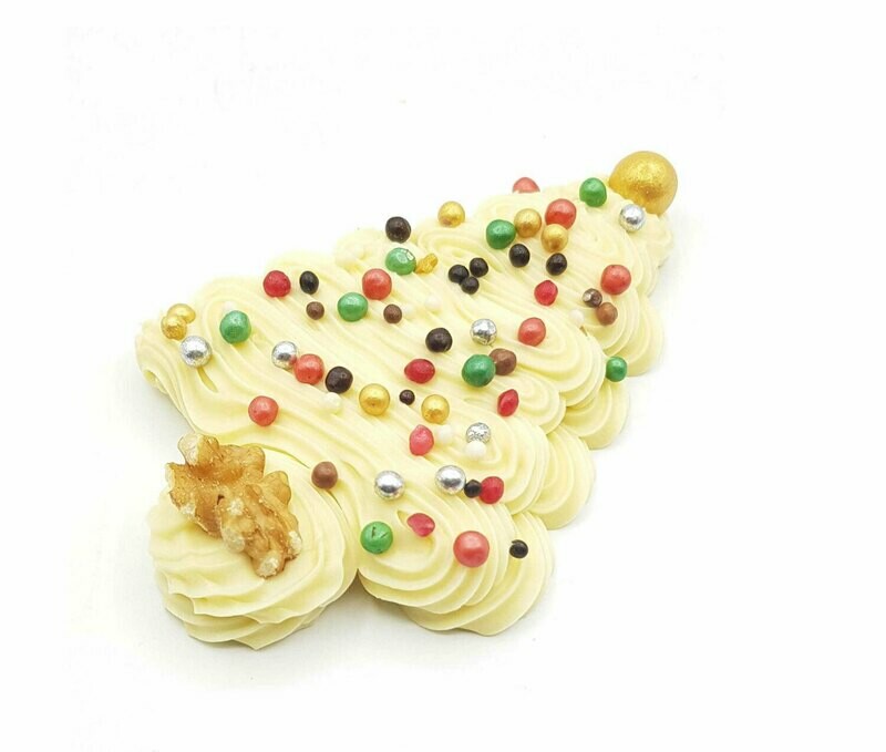 Chocolade kerstboom - wit
