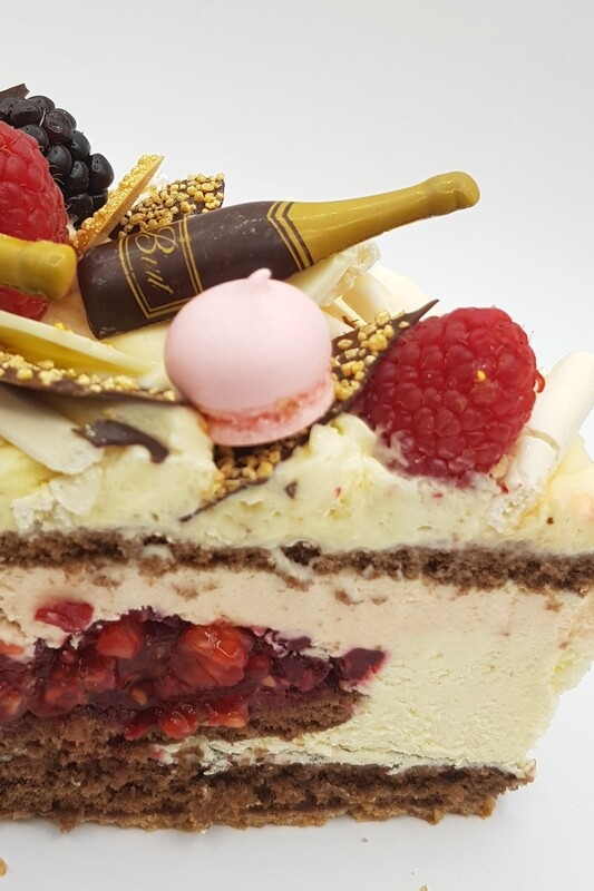 ❤ champagne mousse taartje ❤ 8 persoons