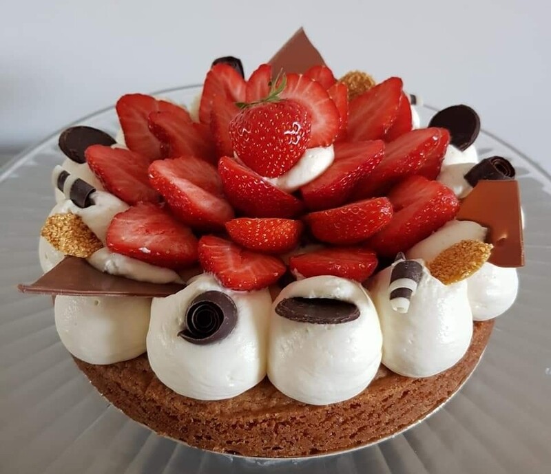 Aardbei taartje