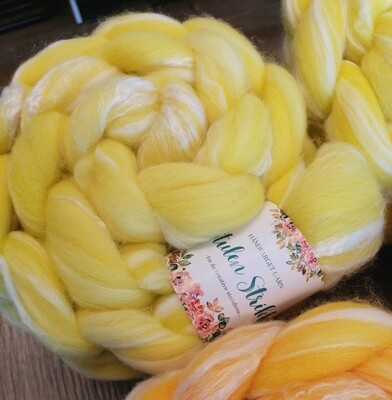 Merino/ Bambus SPINNEFIBER - Håndfarget  07