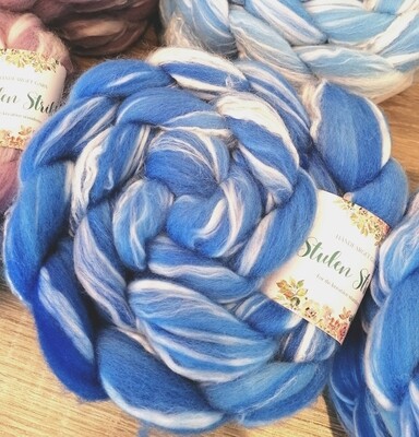 Merino/ Bambus SPINNEFIBER - Håndfarget  18