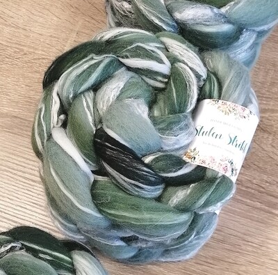 Merino/ Bambus SPINNEFIBER - Håndfarget  21