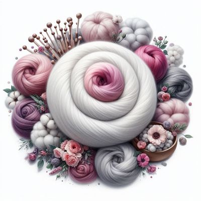 Farget Spinnefiber