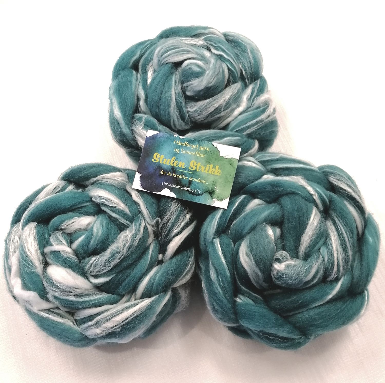 Merino/ Bambus SPINNEFIBER - Håndfarget  23